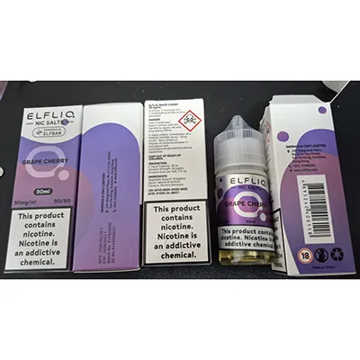 cartucho de cigarrillo electrónico Elfliq NIC Salt, Powerws BY Elfbar