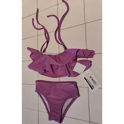 bikini para niños Sproet & Sprout Bikini Ruffle Purple