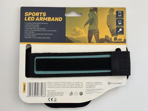 brazalete led Platinet Sports LED Armband (foto 2)