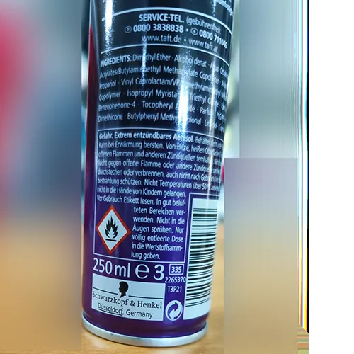 pulverizador para el cabello TAFT Power Haarspray 3 Wetter (foto 3)