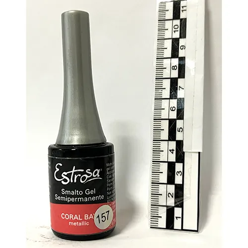 esmalte de uñas de gel Estrosa Coral Bay metallic