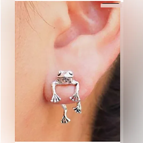 pendientes Silver Frog Earring (foto 2)