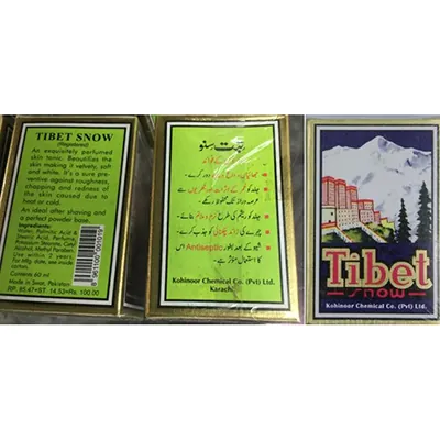 crema para aclarar la piel Kohinoor Chemical Co Tibet Snow Cream