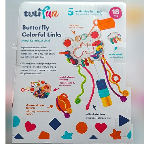 juguete de plástico Tulifun Butterfly Colorful Links (foto 2)