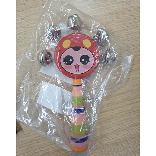 sonajero de juguete Orff Musical Instrument-Smiley Rattle (foto 3)