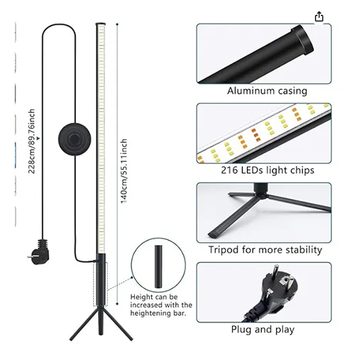 lámpara de planta Niello LED Grow Light