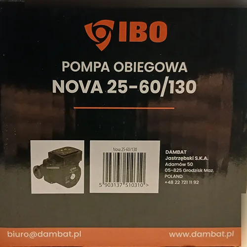bomba de agua IBO NOVA 25-60/130 (foto 2)