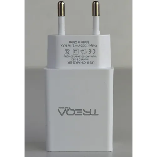cargador USB TREQA TRAVEL CHARGER (foto 2)