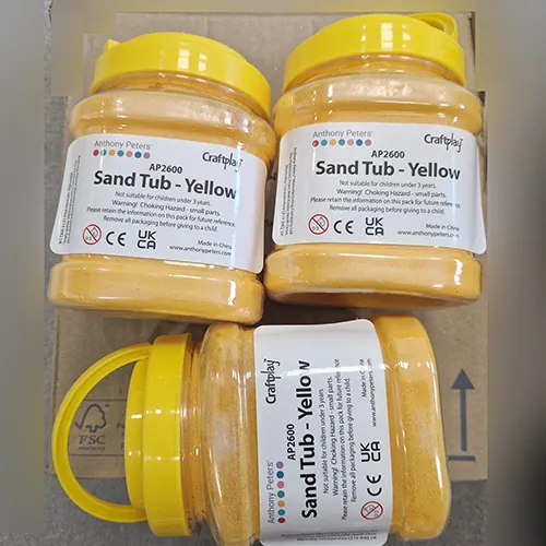juguete de arena Anthony Peters AP2600 - Sand Tub - Yellow