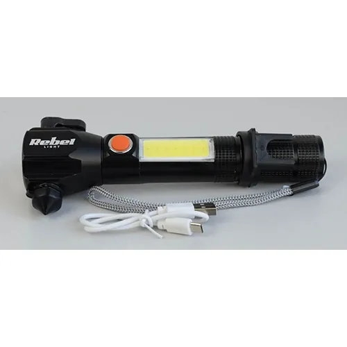 linterna Rebel LIGHT Rechargeable Multifunctional Flashlight