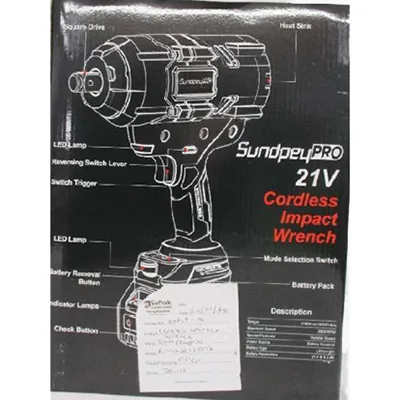 llave de impacto Sundpey Pro Cordless Impact Wrench (foto 2)