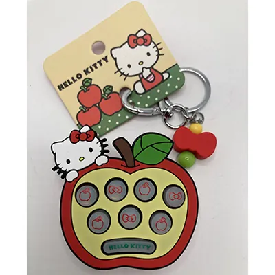 llavero con juguete de empuje Sanrio Hello Kitty