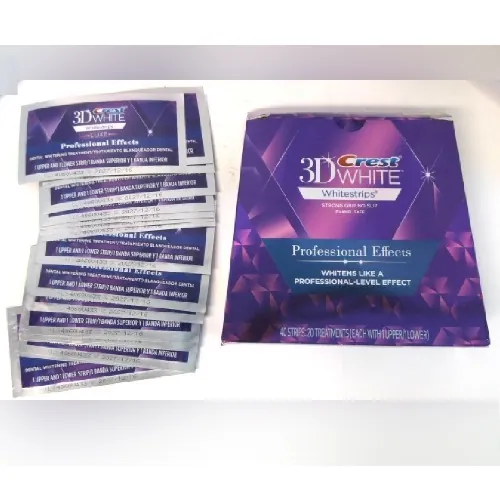 tiras blanqueadoras de dientes Crest 3D White