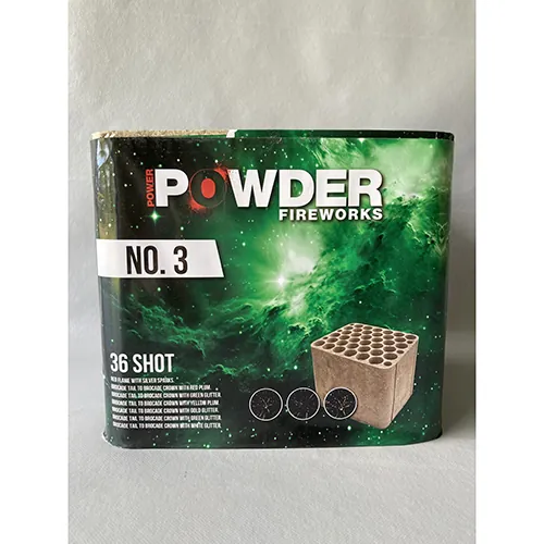 fuegos artificiales Powder No. 3