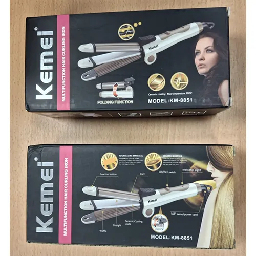 rizador de pelo *KEMEI* Multifunction hair curling iron