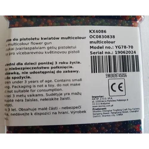 cuentas expandibles Hydrogel gun pellets for pistols (foto 3)