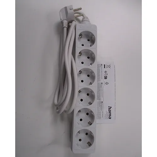 plomo de extensión Hama Power strip 6 way (foto 3)