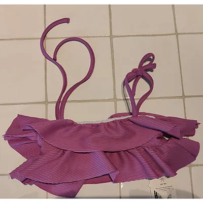 bikini para niños Sproet & Sprout Bikini Ruffle Purple (foto 3)