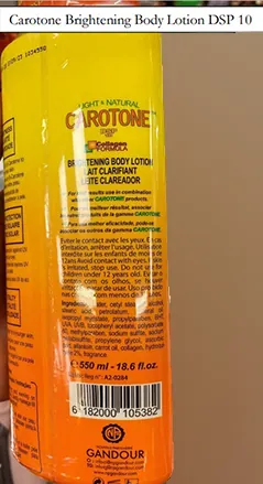 loción para aclarar la piel Carotone Brightening Body Lotion (foto 3)