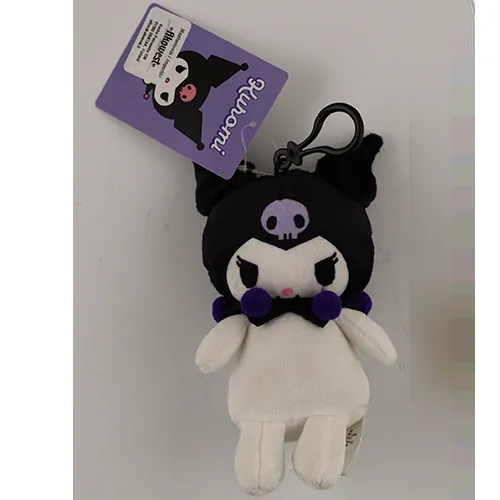 llavero con juguete suave Sanrio Kuromi