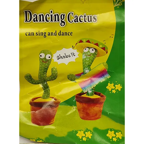 juguete accionado por batería Singing AND Dancing Electric TOY Cactus