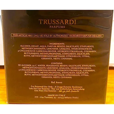 agua de toilette Trussardi Uomo (foto 3)