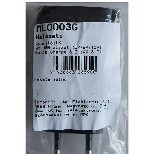 cargador USB Hálózati Gyorstöltő (foto 3)