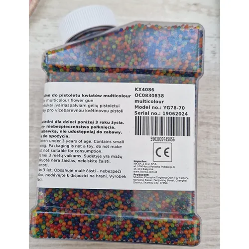 cuentas expandibles Hydrogel gun pellets for pistols (foto 2)