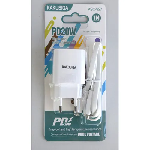 cargador USB KAKUSIGA Single port smart charger set (foto 2)