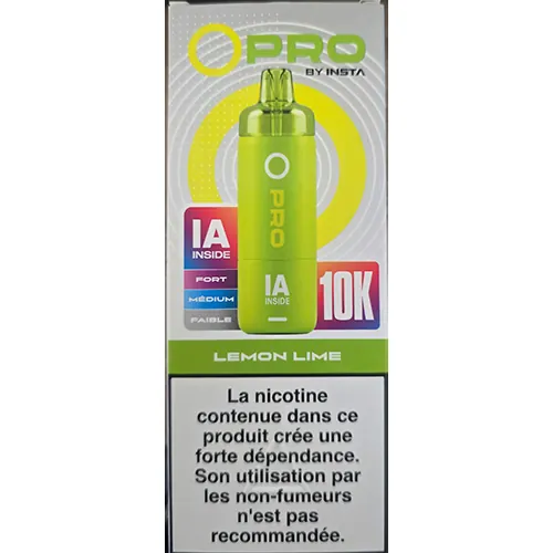 cigarrillo electrónico desechable O Pro by Insta Insta O Pro Lemon Lime 20mg/ml