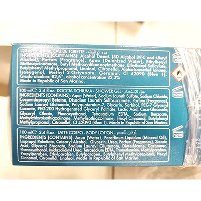 conjunto de cosméticos Byblos Aquamarine (foto 3)
