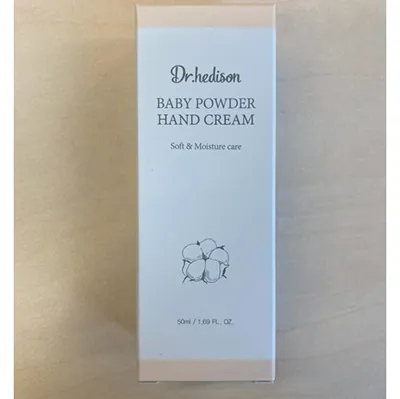 crema de manos Dr. Hedison Baby Powder (foto 2)