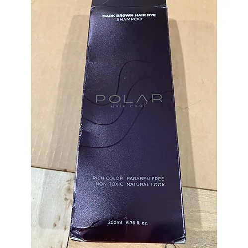 champú Polar Hair Care Dark Brown Hair Dye Shampoo