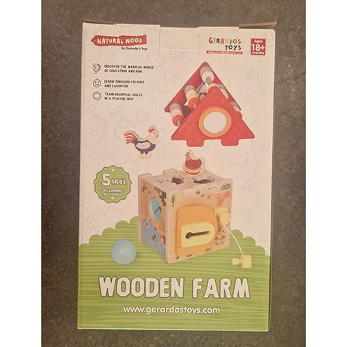 juguete educativo Gerardo's Toys Wooden Farm (foto 2)