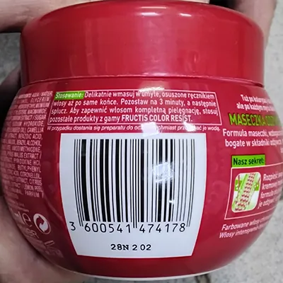 mascarilla para el cabello GARNIER Fructis Nourishing Mask (foto 3)