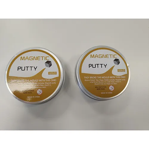 juguete de masilla magnético Magnetic Putty Gold