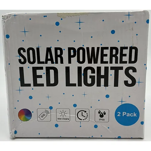 luz led alimentada por energía solar ‎TOPINCN Solar powered LED lights