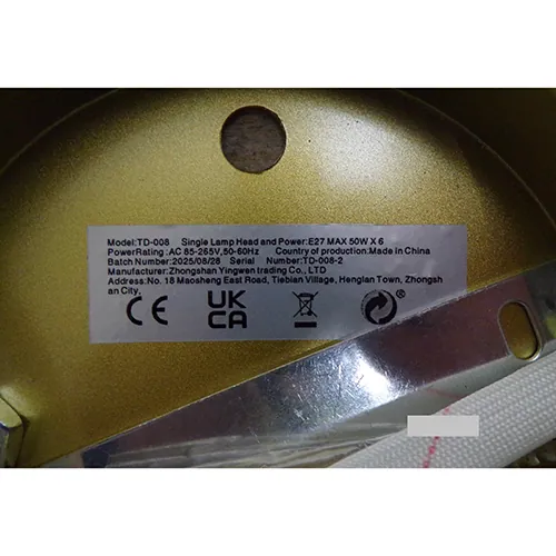 lámpara de techo Single Lamp Head (foto 3)