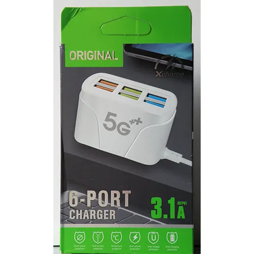 cargador USB ORIGINAL 6-PORT CHARGER (foto 2)