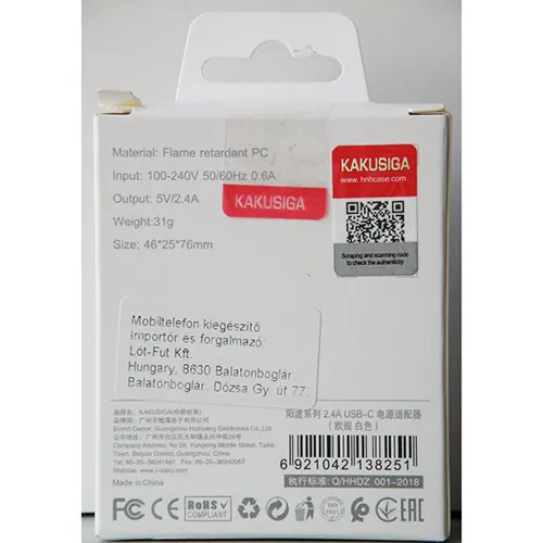 cargador USB KAKUSIGA Power Adapter