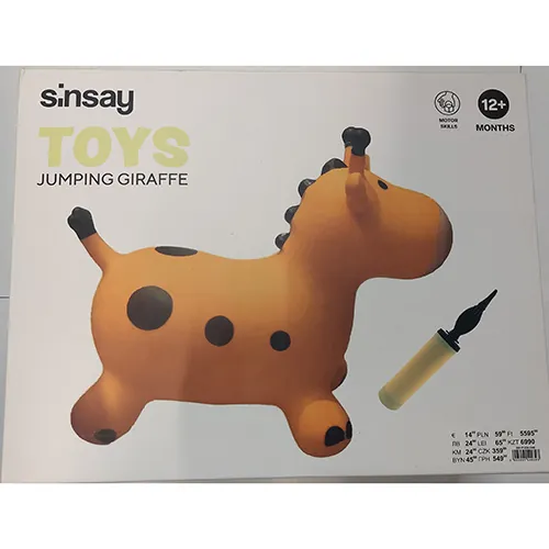 juguete inflable Sinsay Jumping Giraffe