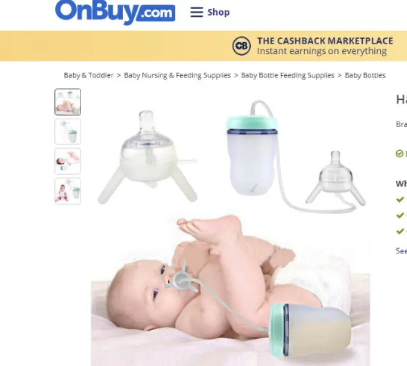 botellas de autoalimentación para bebés Dongguan Mumiy Technology Industry Co Ltd Colobyby Baby Self Feeding Bottle