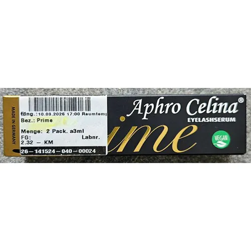 suero para pestañas Aphro Celina Eyelashserum Prime