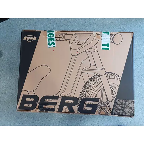 bicicleta de equilibrio para niños BERG Toys BV Biky cross grey handbrake