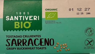 tostadas de trigo sarraceno SANTIVERI BIO (foto 2)