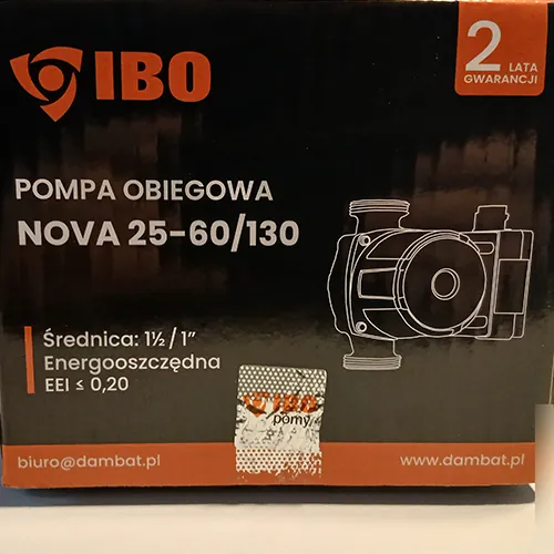 bomba de agua IBO NOVA 25-60/130