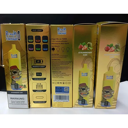cigarrillo electrónico desechable RENdM TORANDO 7500 - STRAWBERRY KIWI
