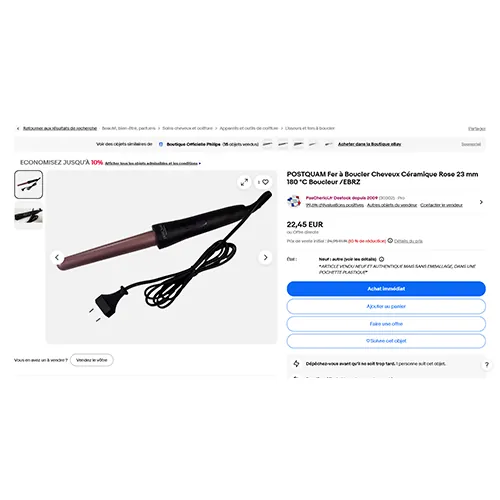 rizador de pelo postQuam PROFESSIONAL