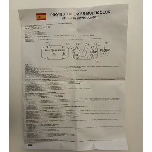 proyector láser (Gerimport) Laser Stage Lighting (foto 2)