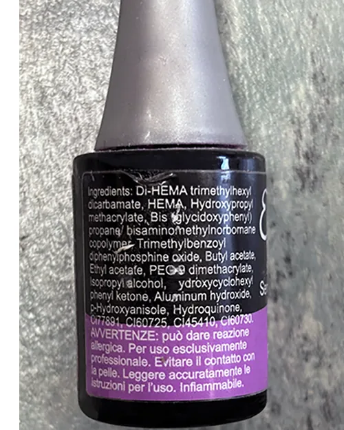 esmalte de uñas de gel Estrosa Smalto Jacaranda (foto 2)